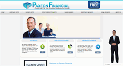 Desktop Screenshot of paxeonfinancial.com